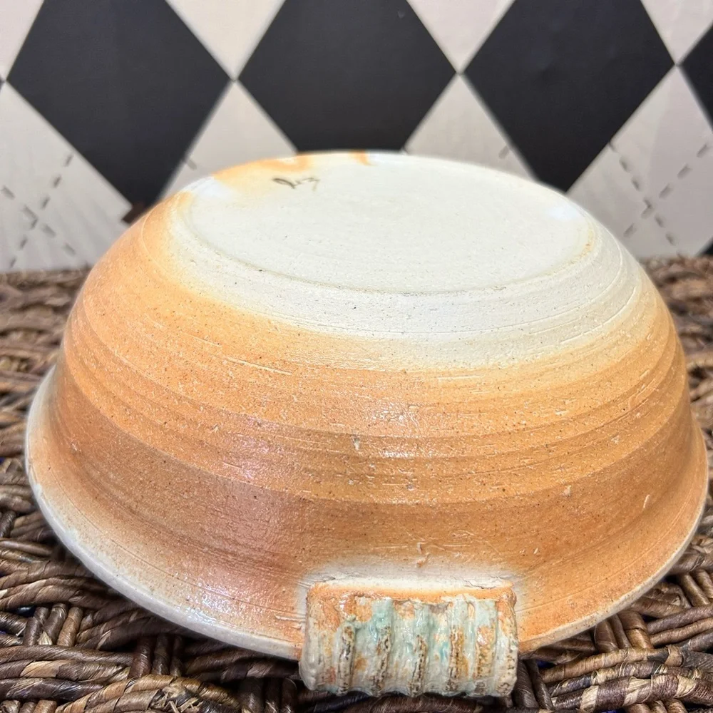 Handcrafted Pear‎ Motif Ceramic Bowl – Artisan Studio Pottery